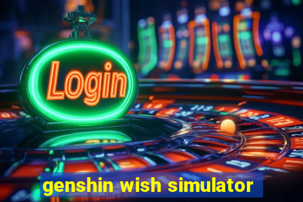 genshin wish simulator